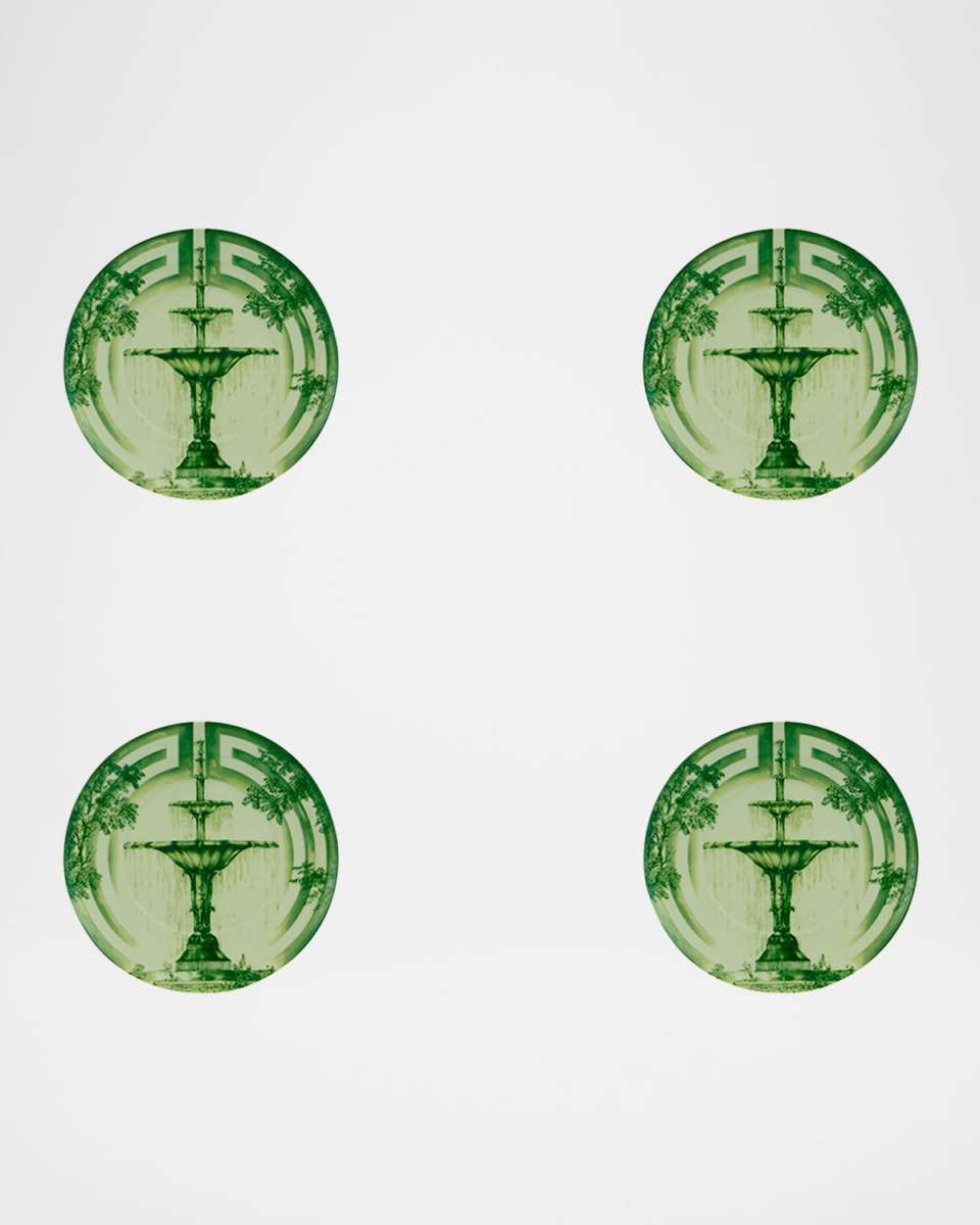 The Meaning Blue Bread & Butter Plates, Set of 4